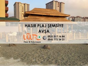 Avşa Hasır Plaj Şemsiye