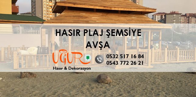 Avşa Hasır Plaj Şemsiye