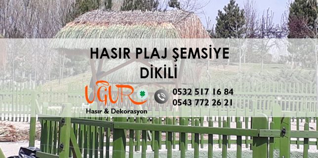 Dikili Hasır Plaj Şemsiye