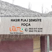 Foça Hasır Plaj Şemsiye