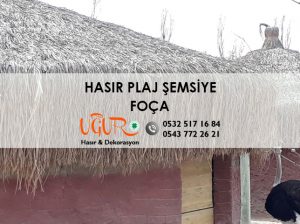 Foça Hasır Plaj Şemsiye