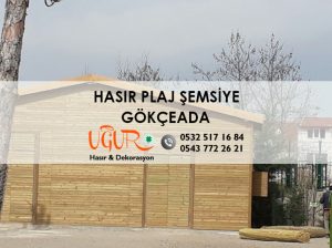 Gökçeada Hasır Plaj Şemsiye