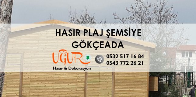 Gökçeada Hasır Plaj Şemsiye