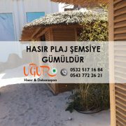 Gümüldür Hasır Plaj Şemsiye