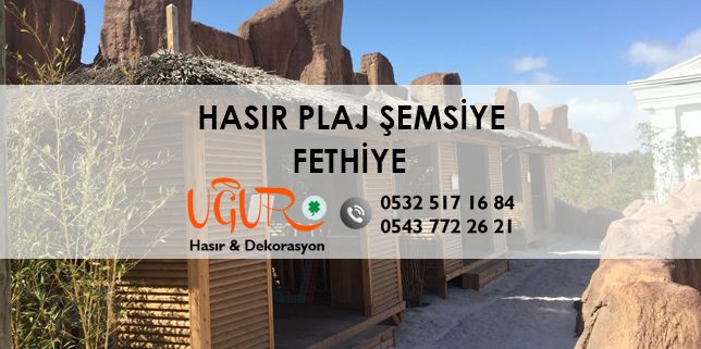 Fethiye Hasır Plaj Şemsiye