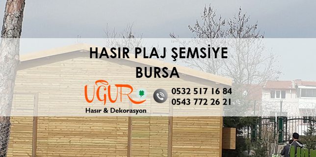 Bursa Hasır Plaj Şemsiye