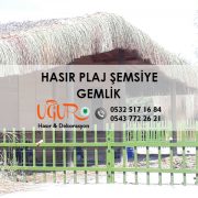 Gemlik Hasır Plaj Şemsiye