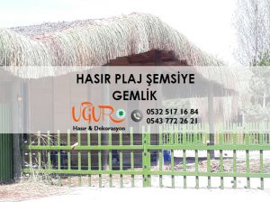 Gemlik Hasır Plaj Şemsiye