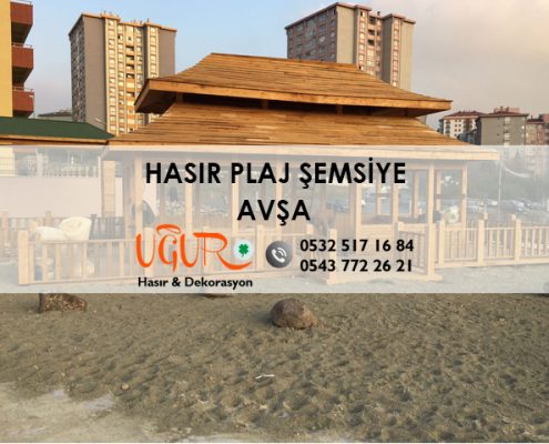 Avşa Hasır Plaj Şemsiye