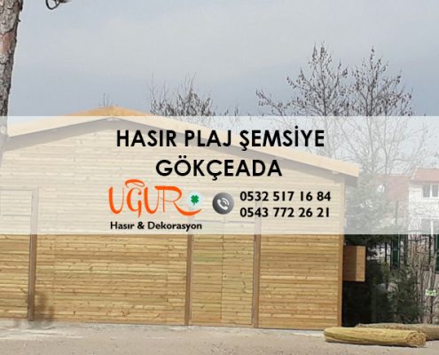 Gökçeada Hasır Plaj Şemsiye