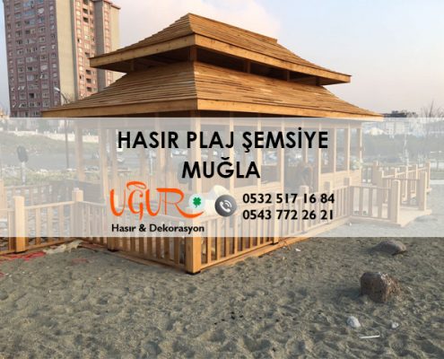Muğla Hasır Plaj Şemsiye