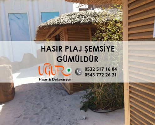 Gümüldür Hasır Plaj Şemsiye