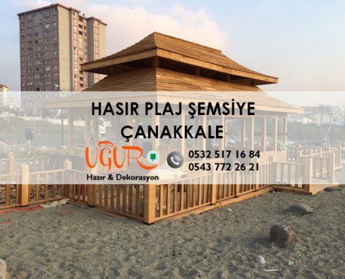 Çanakkale Hasır Plaj Şemsiye