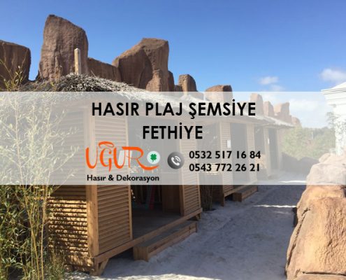 Fethiye Hasır Plaj Şemsiye