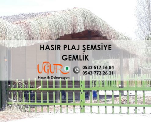 Gemlik Hasır Plaj Şemsiye
